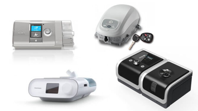 دستگاه سی پپ یا بایپپ CPAP or BPAP machine